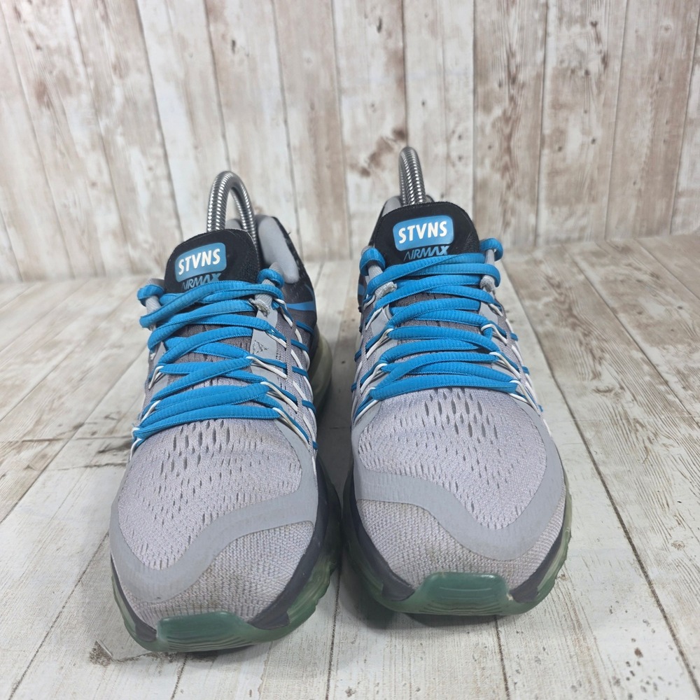 Nike Air Max 2015 Running Shoes Gray Blue Youth Size 4.5Y Women's 6‎ - Picture 4 of 8